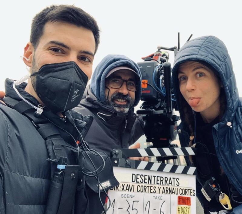 Jordi en rodaje BTS